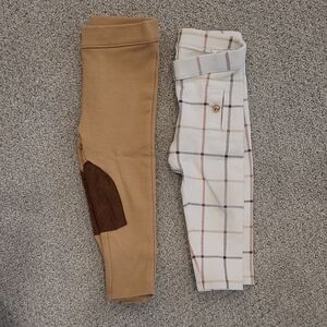 Janie & Jack Bundle of 2 leggings